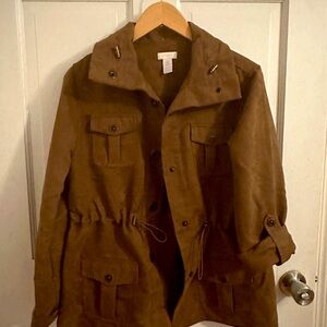 Cool Chico brown faux suede jacket